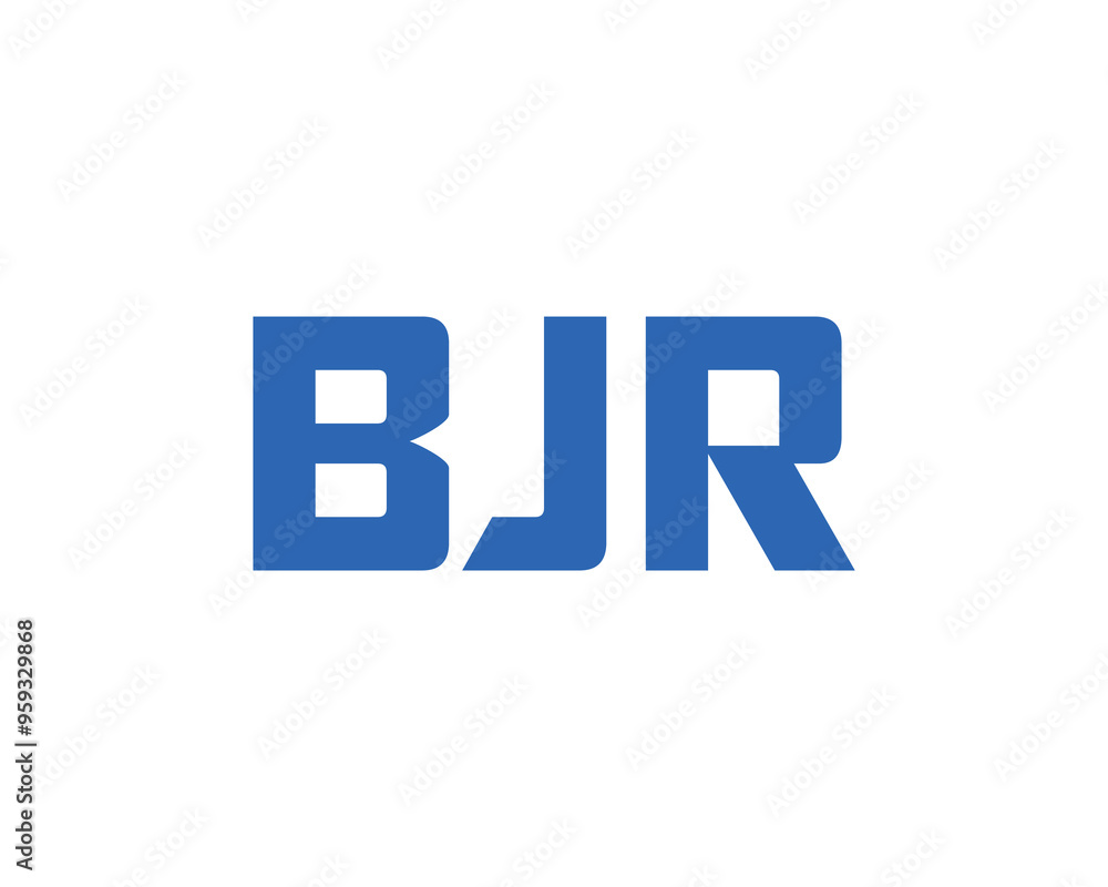 BJR logo design vector template. BJR BJR logo design vector template. BJR