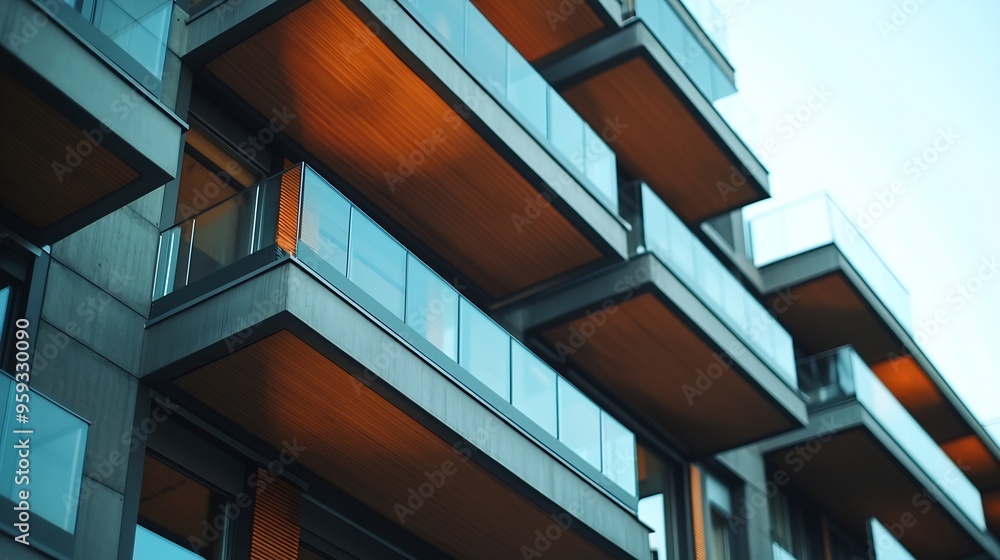 Fototapeta premium Building buying or selling real estate : Generative AI