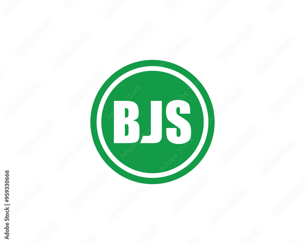 BJS logo design vector template. BJS BJS logo design vector template. BJS