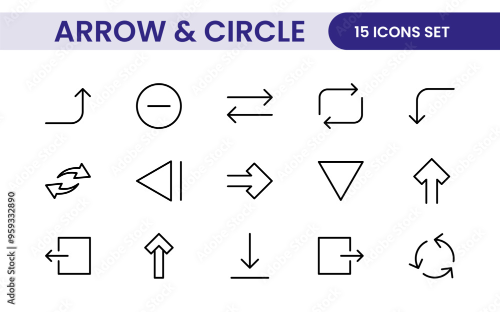 Dynamic Circle and Arrow Icon Set: A Versatile Collection for Navigation, Directional Signs, Workflow Diagrams, User Interface Design, and Infographic Enhancements Dynamic Circle and Arrow Icon Set: A Versatile Collection for Navigation, Directional Signs, Workflow Diagrams, User Interface Design, and Infographic Enhancements