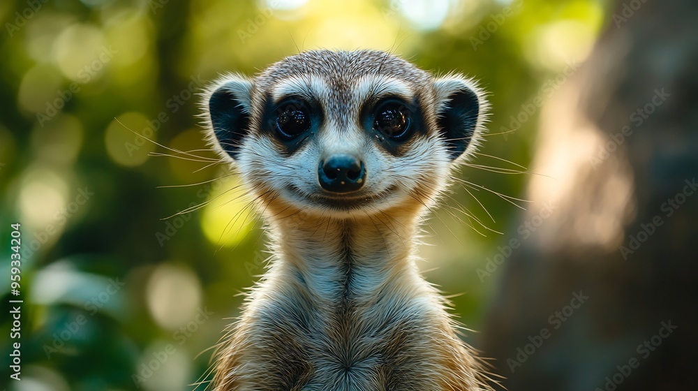 Fototapeta premium animal in a wildlife parc : Generative AI