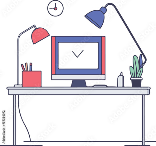 Minimalist Workspace Setup