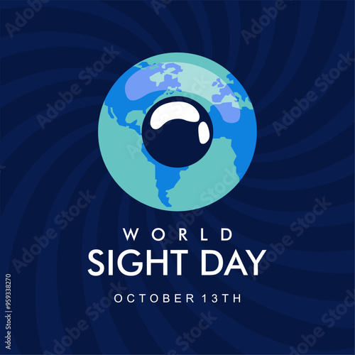 vector world sight day banner template