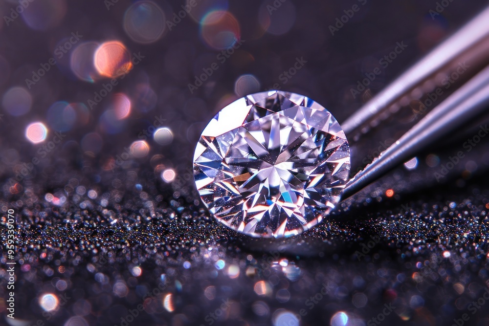 Sparkling Diamond Close-Up Sparkling Diamond Close-Up