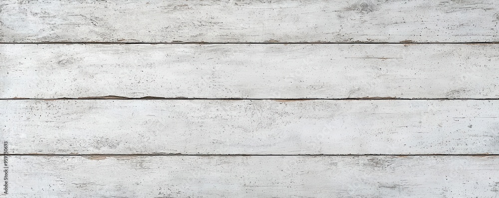 Obraz premium Classic Grunge Texture background, A rustic white wooden background with textured planks, perfect for various design projects and creative presentations.