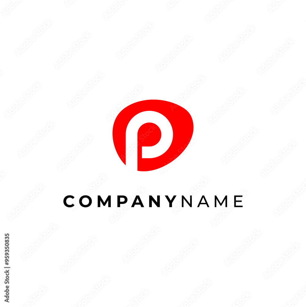 Letter P logo icon Letter P logo icon