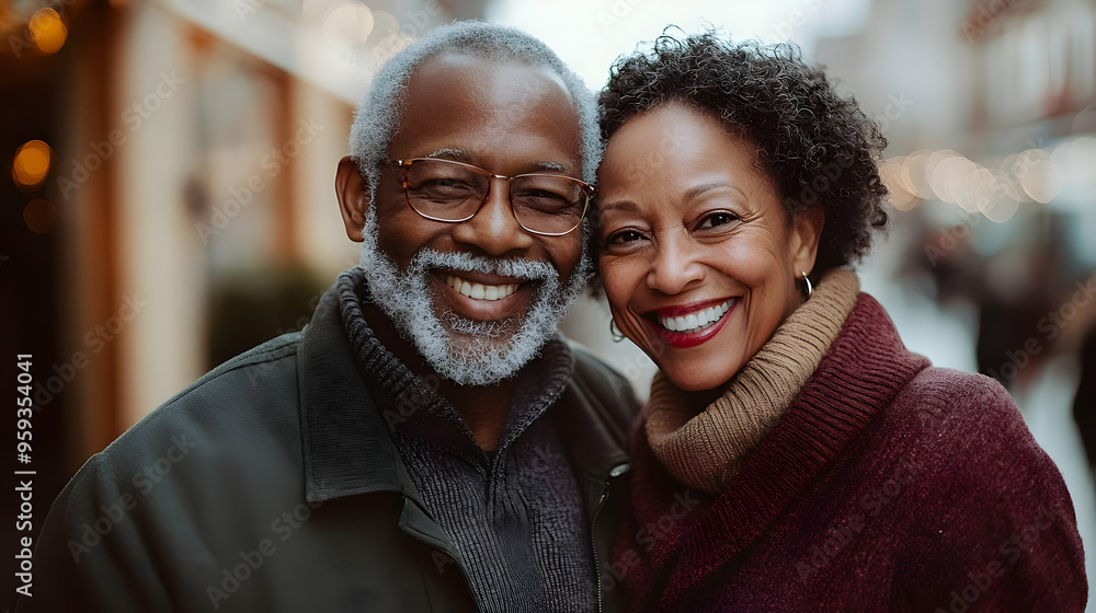 Happy senior couple smiling at camera. Happy senior couple smiling at camera.