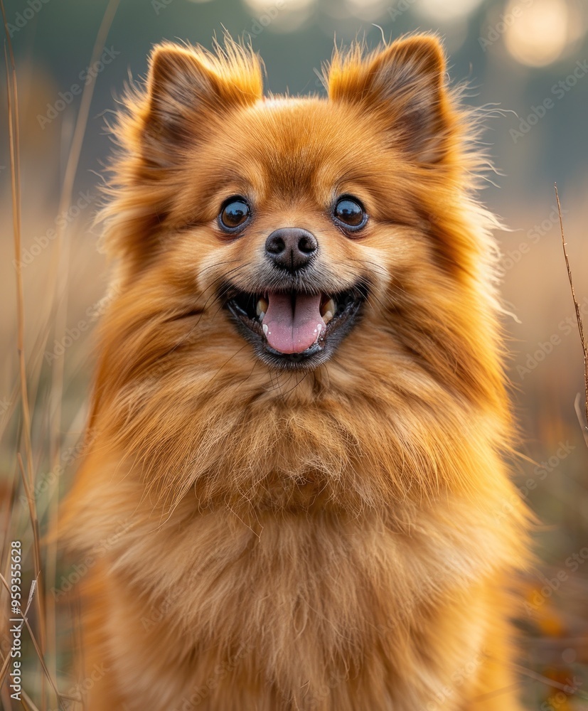 Smiling Pomeranian Dog Smiling Pomeranian Dog