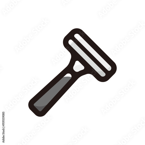 Shaving razor outline icon for graphic design, apps and websites