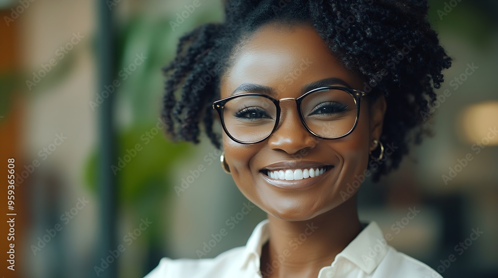 African woman working in business and portrait with a smile in office or lawyer in corporate company with legal advice Happy success and confidence of attorney in meeting or employee a : Generative AI African woman working in business and portrait with a smile in office or lawyer in corporate company with legal advice Happy success and confidence of attorney in meeting or employee a : Generative AI