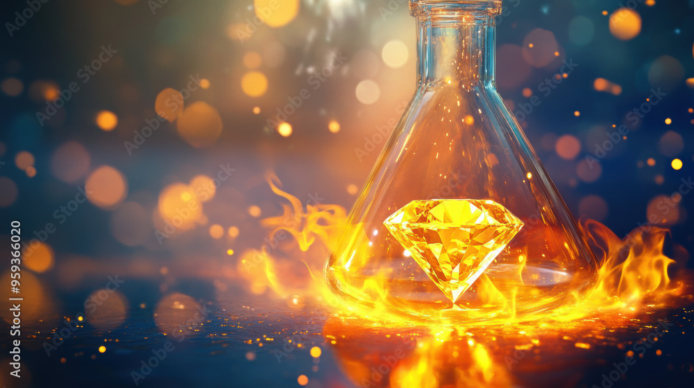 Diamond in Fire. Diamond in Fire.
