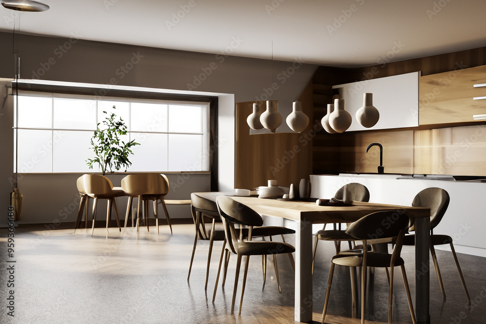 Fototapeta premium Contemporary Diningroom Interior