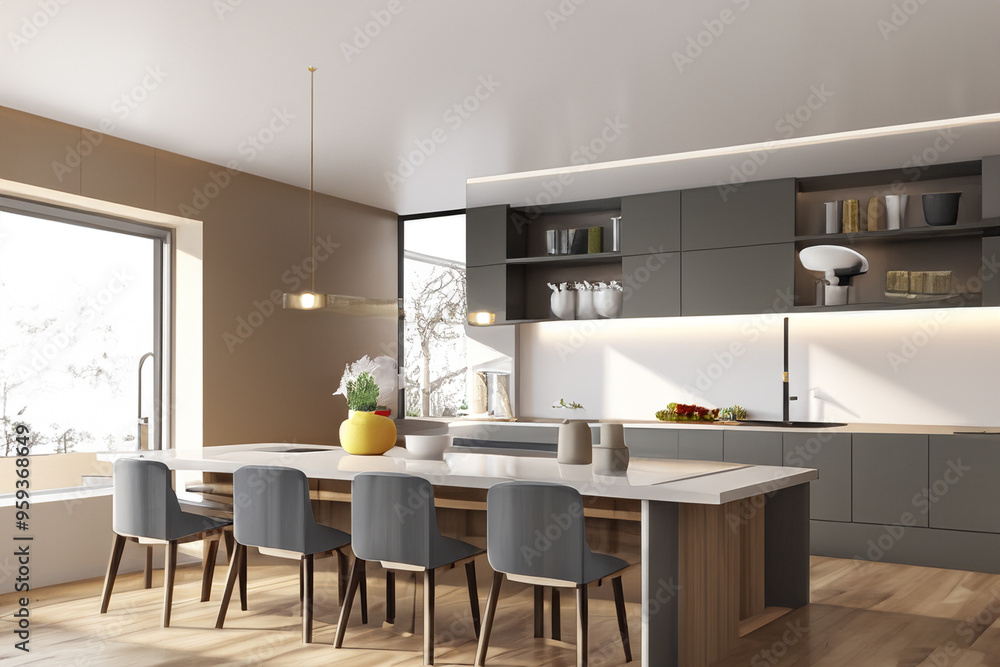 Contemporary Diningroom Interior Contemporary Diningroom Interior