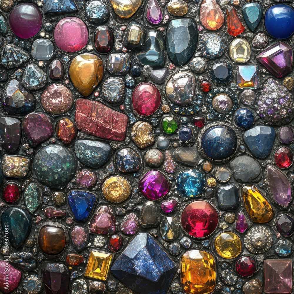 Gemstone Mosaic. Gemstone Mosaic.