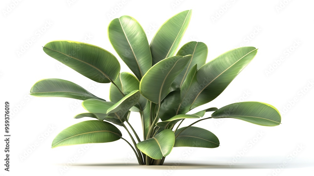large house rubber plant on a white background large house rubber plant on a white background