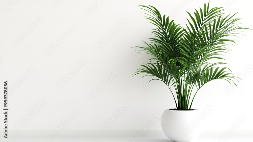 Modern indoor plant isolate on white background Modern indoor plant isolate on white background