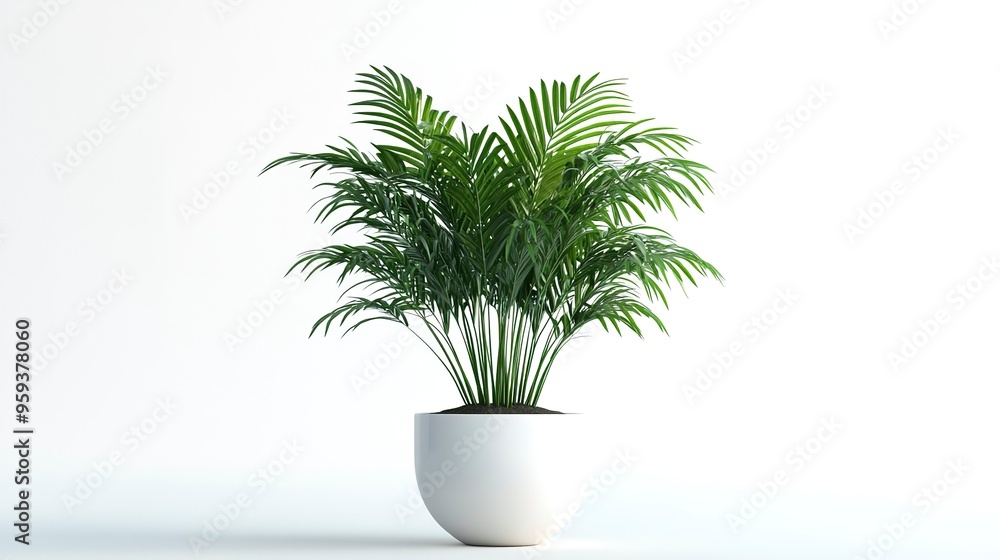 Modern indoor plant isolate on white background Modern indoor plant isolate on white background