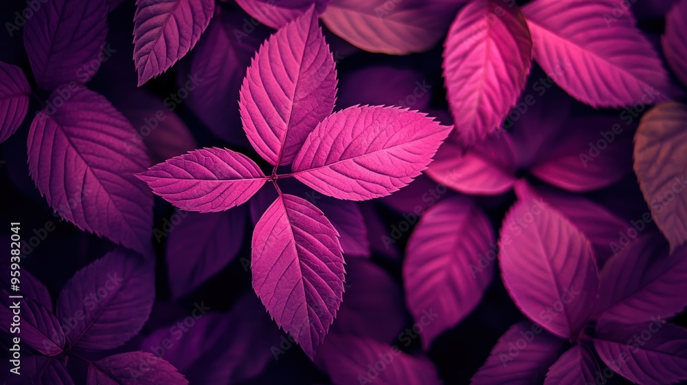 Vibrant Purple Leaves Vibrant Purple Leaves