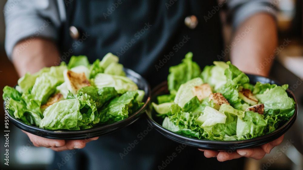 Fresh Salad Serving. Fresh Salad Serving.
