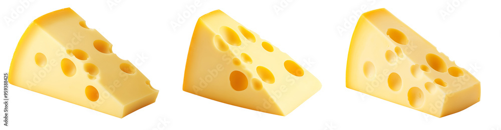 Piece of delicious cheese cut out, garlic on transparent png, white background isolated Piece of delicious cheese cut out, garlic on transparent png, white background isolated