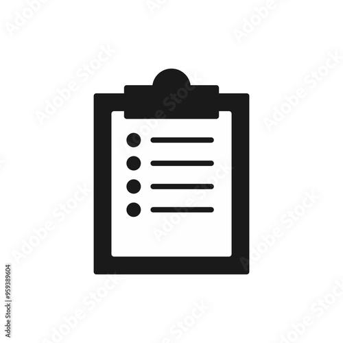 Clipboard with document