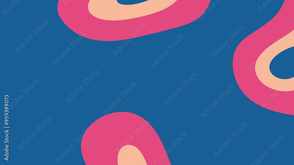 Blue background with pink and orange curved lines. Suitable for vibrant and modern graphic design projects, backgrounds, or social media posts. Blue background with pink and orange curved lines. Suitable for vibrant and modern graphic design projects, backgrounds, or social media posts.