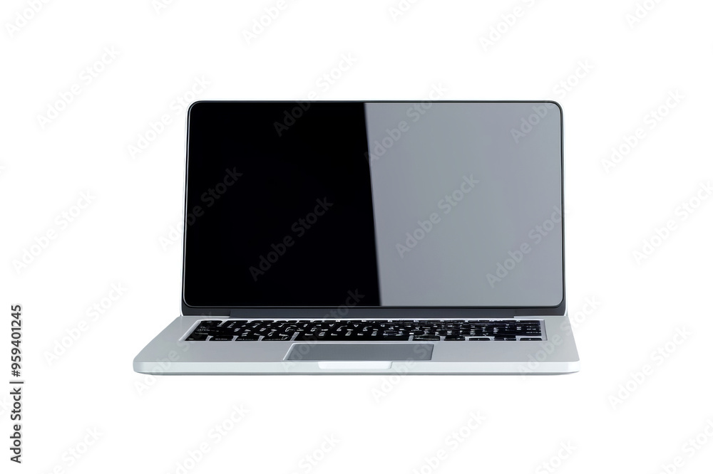 Modern Laptop Isolated Modern Laptop Isolated