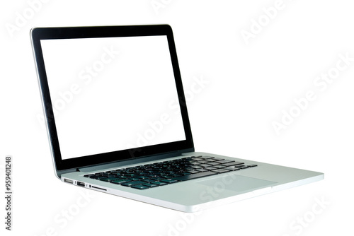 Laptop with Blank Screen