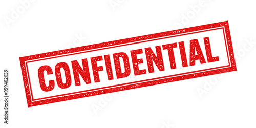 Confidential stamp icon