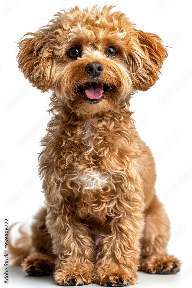 A Cute and Happy Brown Dog Portrait A Cute and Happy Brown Dog Portrait