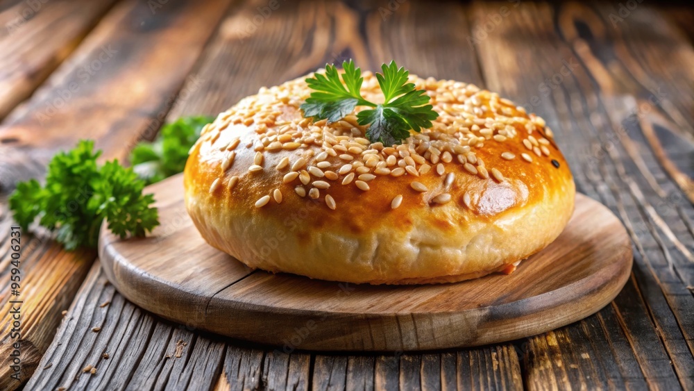 Traditional Turkish pastry filled with cheese and parsley, topped with sesame seeds, Turkish, pastry, Laz Boregi, borek Traditional Turkish pastry filled with cheese and parsley, topped with sesame seeds, Turkish, pastry, Laz Boregi, borek