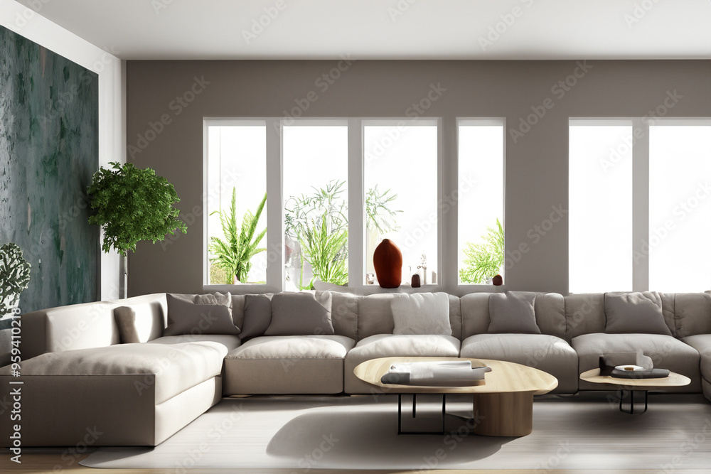 Fototapeta premium contemporary Livingroom interior