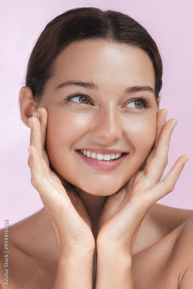 Radiant Woman With Perfect Smile Showcasing Beautiful Teeth Radiant Woman With Perfect Smile Showcasing Beautiful Teeth
