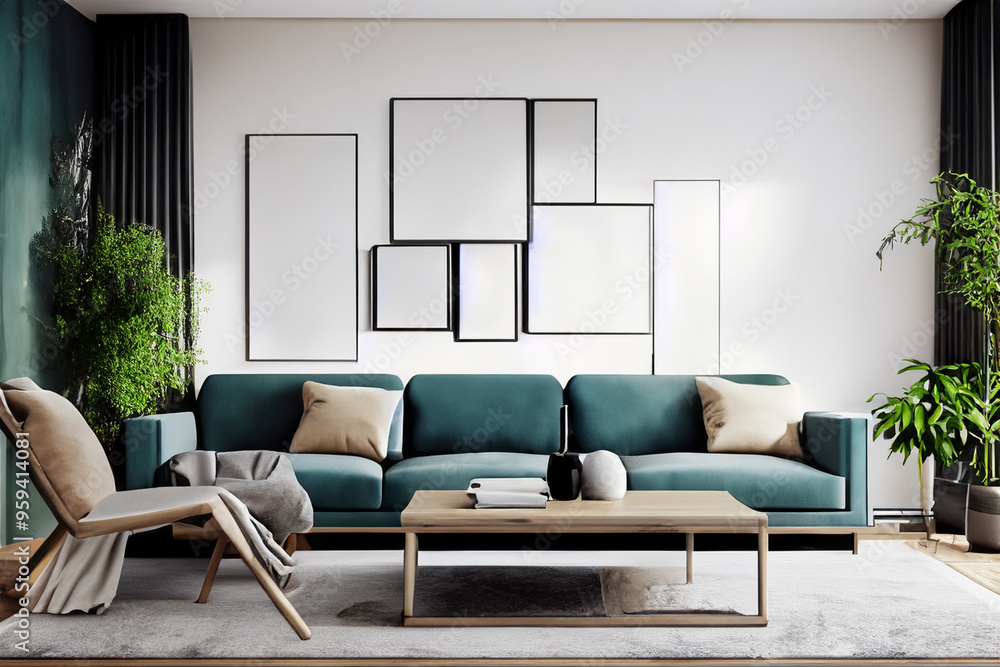 contemporary Livingroom interior contemporary Livingroom interior