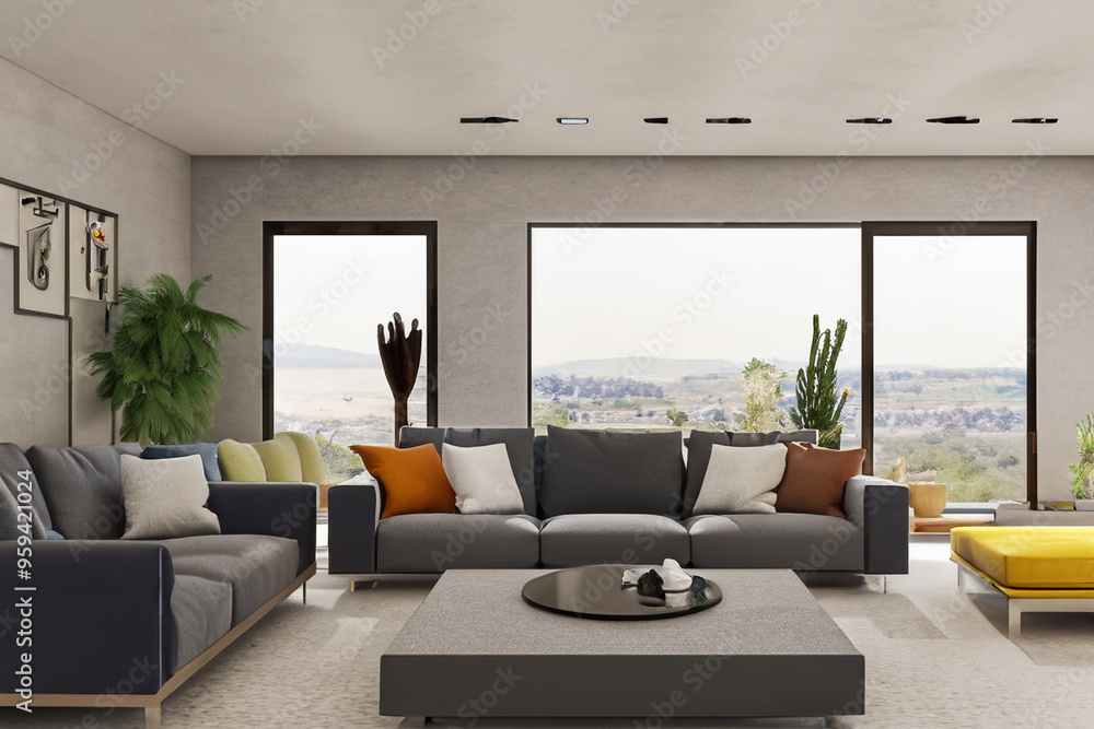 contemporary Livingroom interior contemporary Livingroom interior