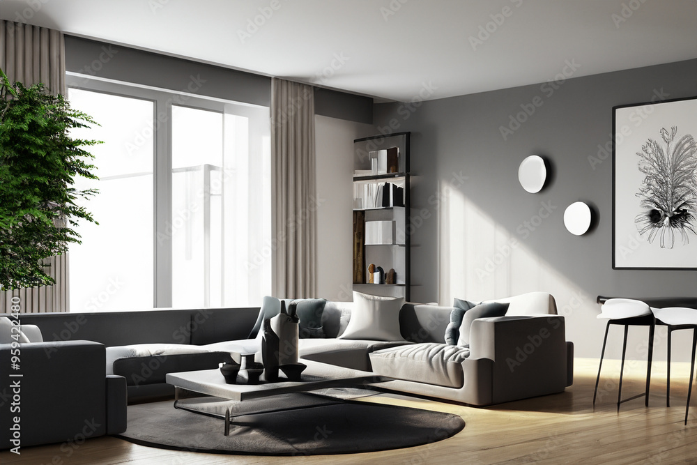 contemporary Livingroom interior contemporary Livingroom interior