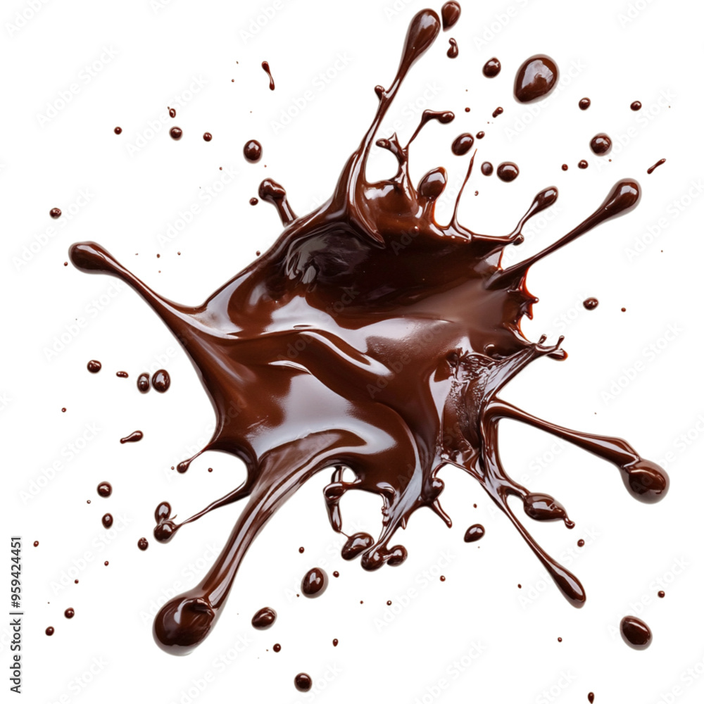© Jari.art - Molten Splash of Milk Chocolate in Mid-Air