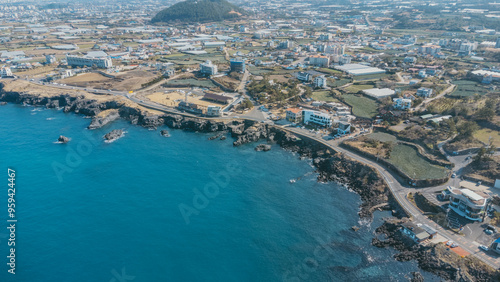 제주도 제주시 애월읍 애월해안로 드론 촬영 사진