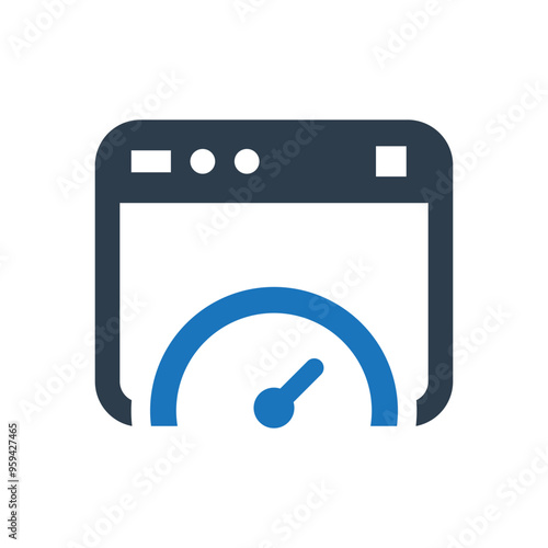 Web speed test icon
