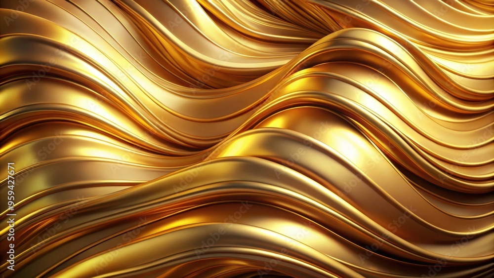 Abstract golden wave background resembling oil fluid with a luxurious texture , liquid, gold, fabric, abstract Abstract golden wave background resembling oil fluid with a luxurious texture , liquid, gold, fabric, abstract