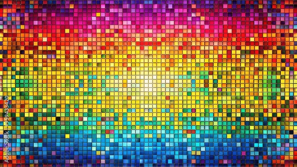 Obraz premium Colorful abstract mosaic blocks background for design projects, abstract,mosaic, blocks, colorful, background, texture, geometric