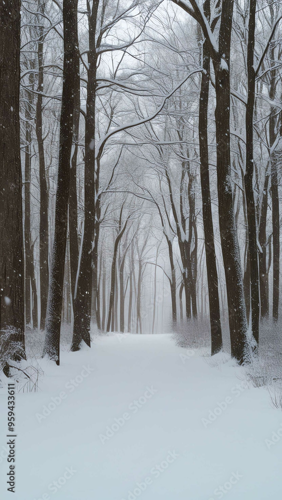 snow falling softly in quiet woods background art design backdrop snow falling softly in quiet woods background art design backdrop