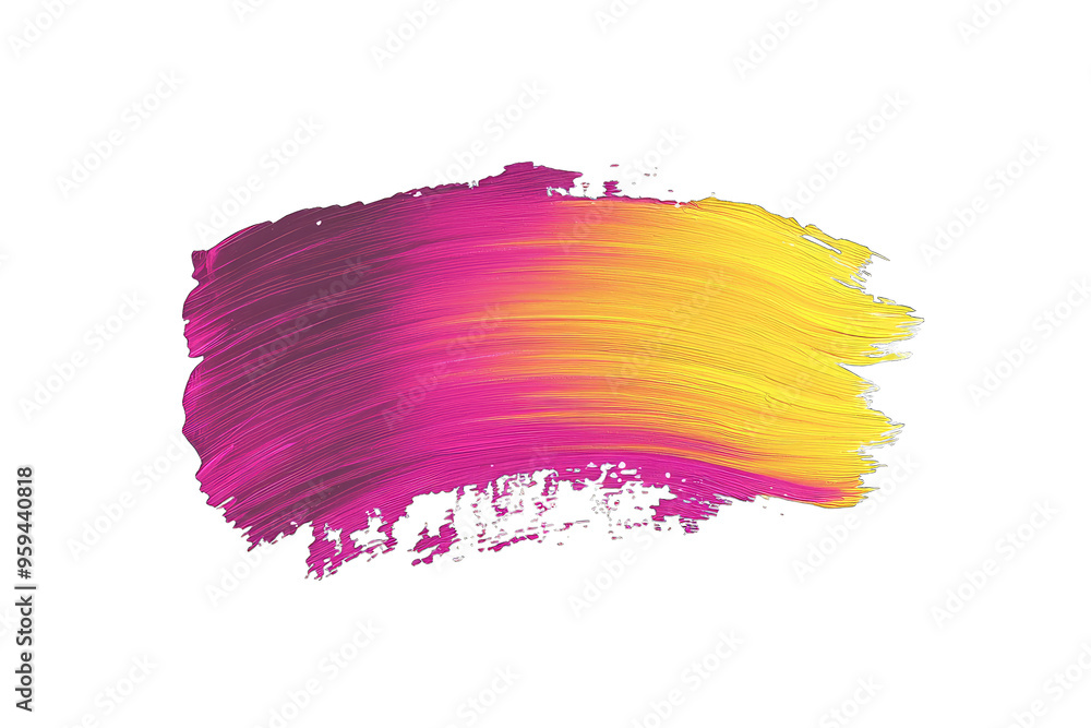 Vibrant brush stroke in pink and yellow, perfect for backgrounds, designs, and artistic projects. Vibrant brush stroke in pink and yellow, perfect for backgrounds, designs, and artistic projects.