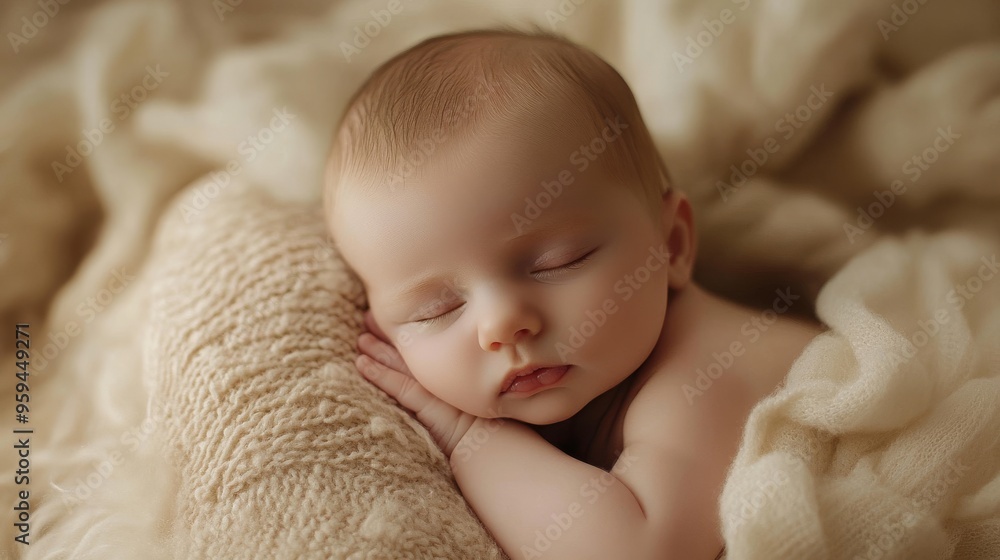 Czech Newborn Beauty: Innocence in Soft Light Close-Up with Calm Neutral Palette Czech Newborn Beauty: Innocence in Soft Light Close-Up with Calm Neutral Palette
