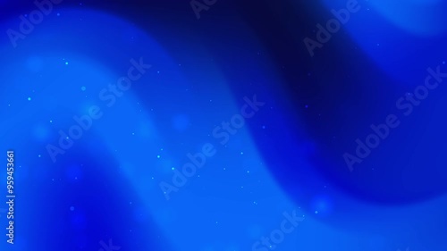 Abstract blue background with blurry and flowing texture animation