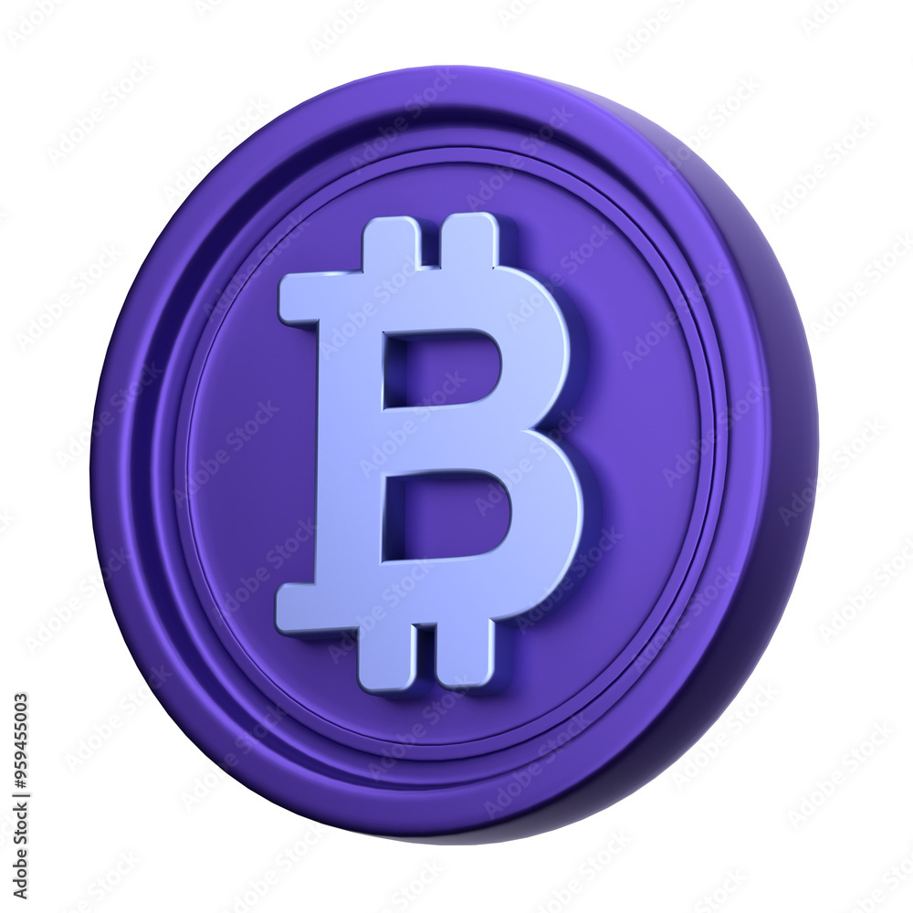 Obraz premium Btc 3D Illustration for uiux, web, app, presentation, etc