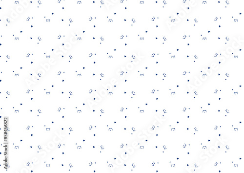 white and blue background abstract doodle art pattern  rain drops on the window
