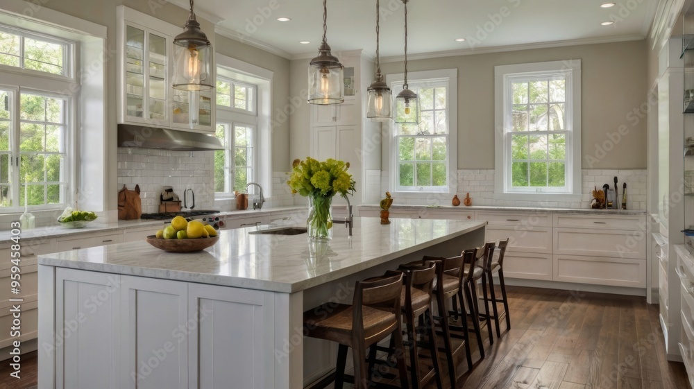 Fototapeta premium modern kitchen interior