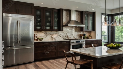 modern kitchen interior