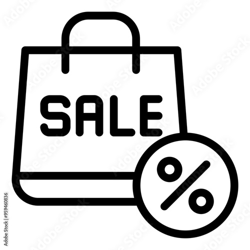 Shopping bag representing Black Friday sales.